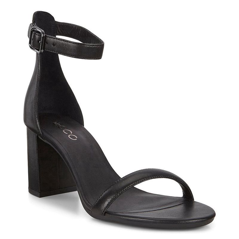 Sandalias Ecco Elevate 75 Block Para Mujer,Negras,943071-LOT